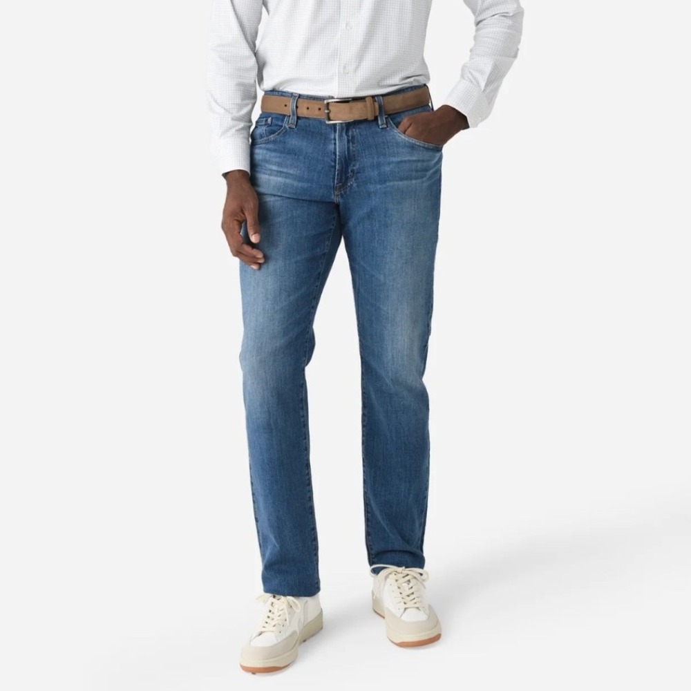 AG Adriano Goldschmied The Graduate Tailored Leg Mens Jeans Blue Medium Wash